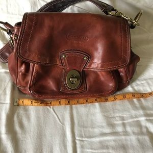Vintage leather Coach purse